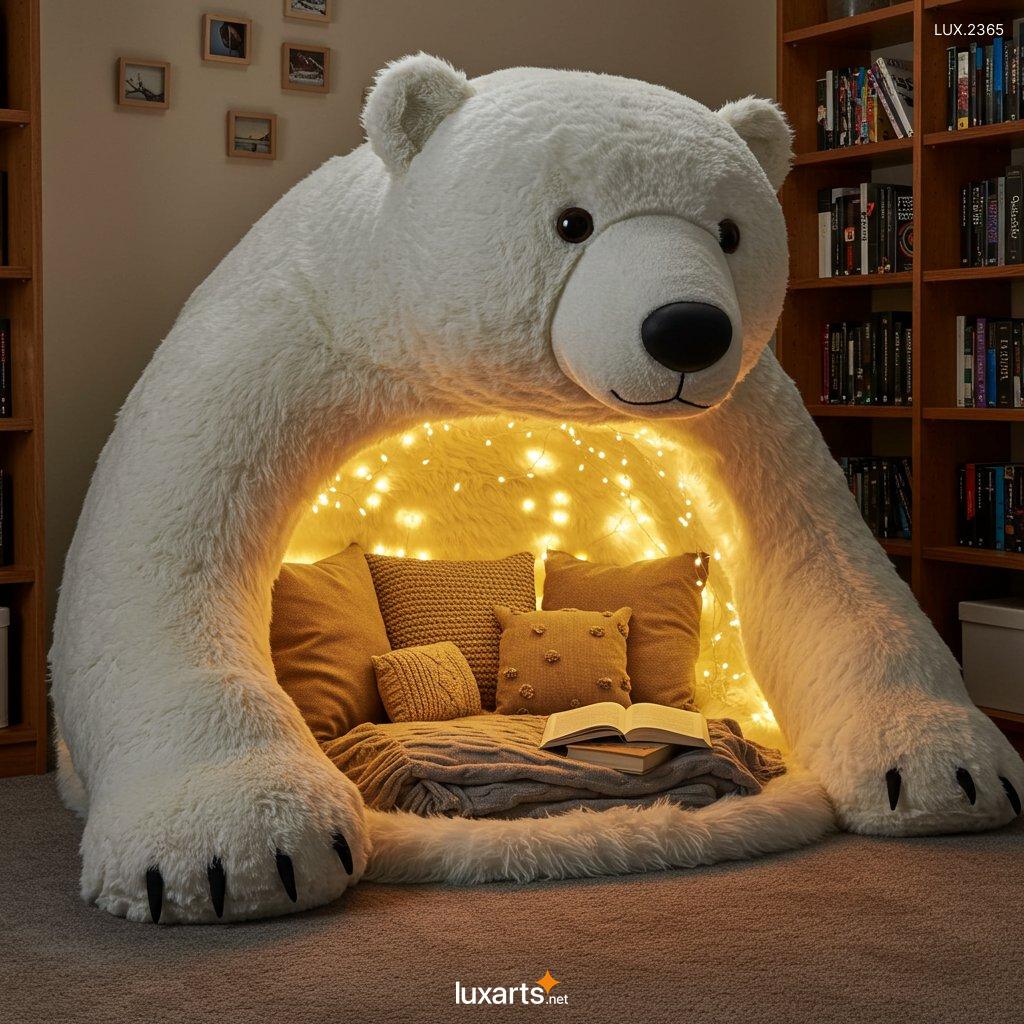 LUX.2365 Bear Shaped Reading Nook: Cozy and Adorable Space for Book Lovers bear shaped reading nook 6