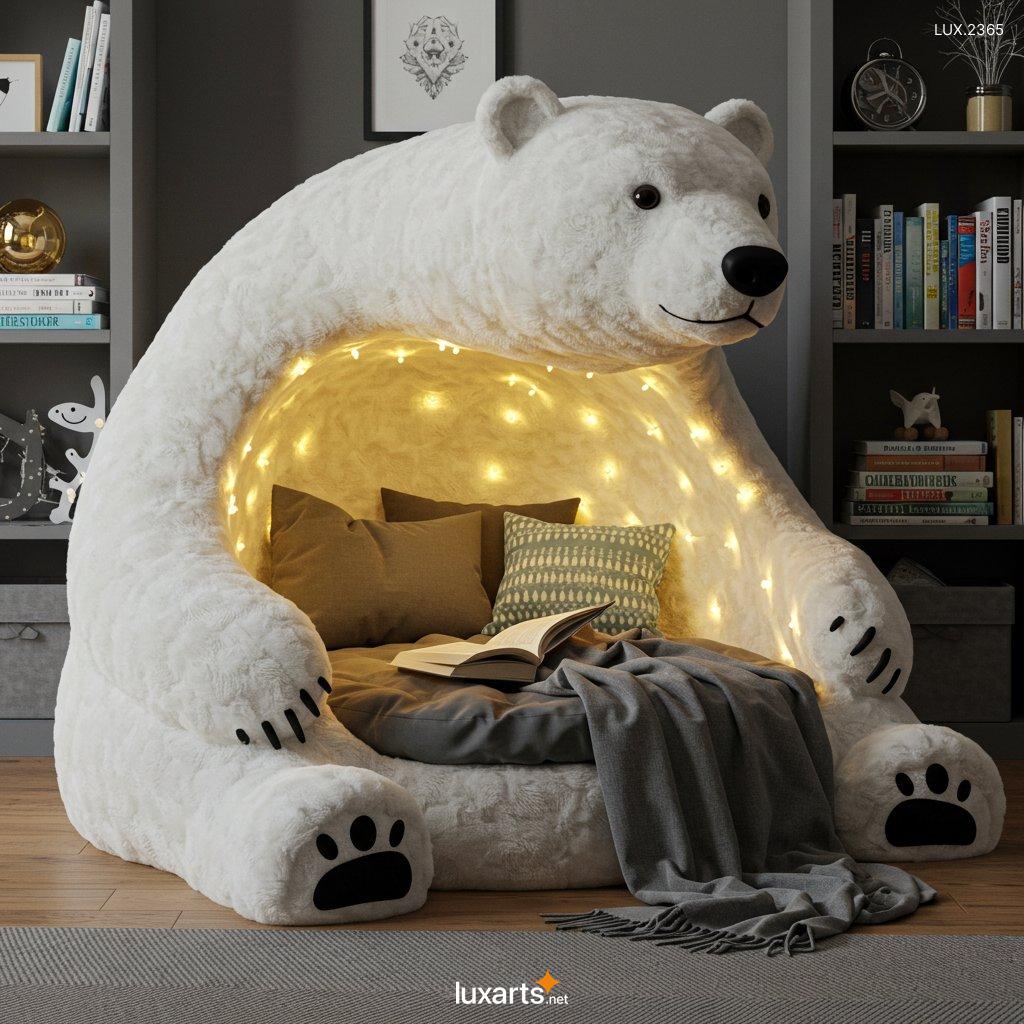 LUX.2365 Bear Shaped Reading Nook: Cozy and Adorable Space for Book Lovers bear shaped reading nook 8