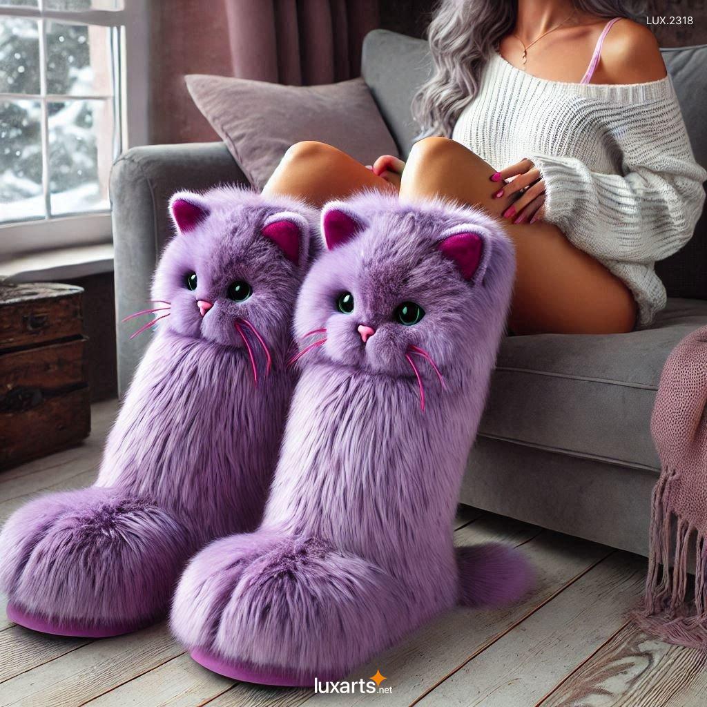 LUX.2318	Cat Inspired Boots: Comfortable and Stylish Cat-Themed Boots cat inspired boots 3