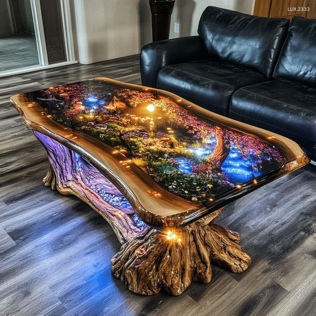 LUX.2333	Fantasy Magical Coffee Tables: Enchanting Centerpieces for Your Living Space fantasy magical coffee tables 1