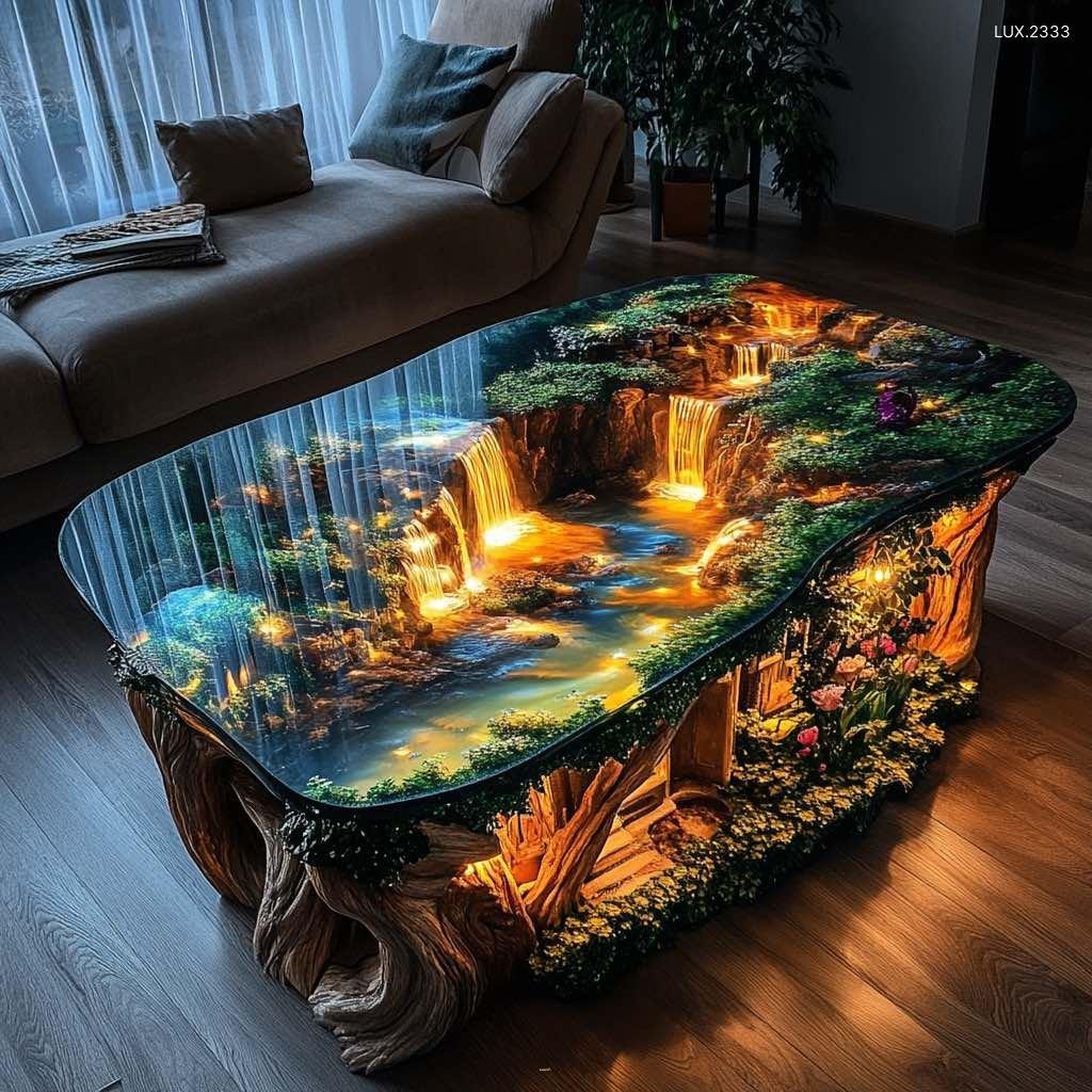 LUX.2333	Fantasy Magical Coffee Tables: Enchanting Centerpieces for Your Living Space fantasy magical coffee tables 3