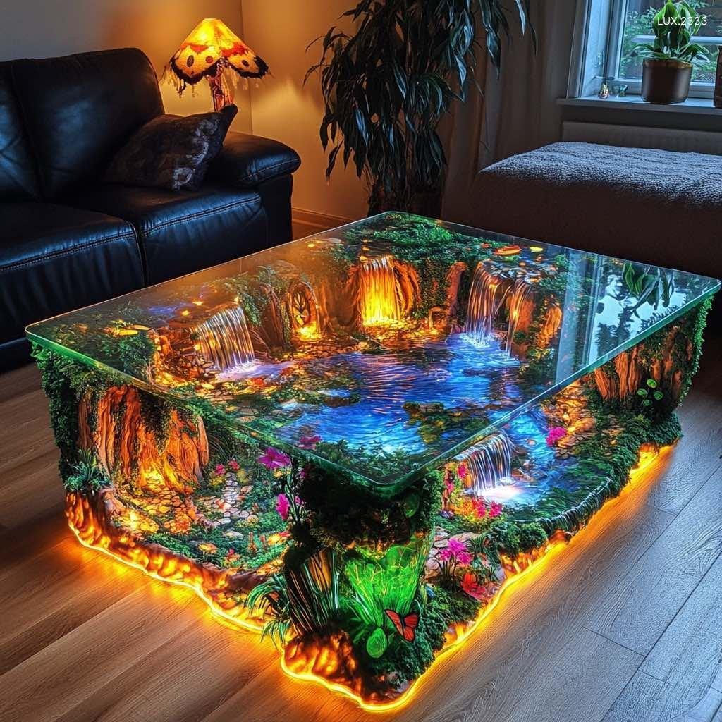 LUX.2333	Fantasy Magical Coffee Tables: Enchanting Centerpieces for Your Living Space fantasy magical coffee tables 6