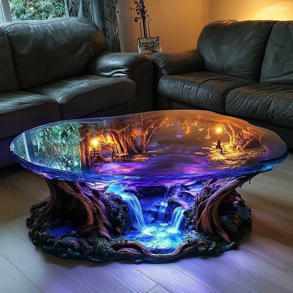 LUX.2333	Fantasy Magical Coffee Tables: Enchanting Centerpieces for Your Living Space fantasy magical coffee tables 7