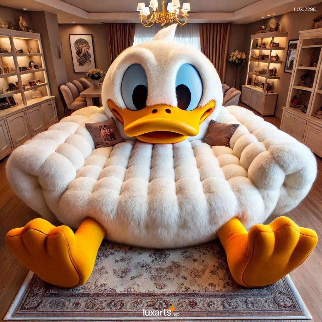 LUX.2298 Giant Donald Duck Shaped Lounger: The Perfect Chill Spot for Disney Fans giant donald duck shaped lounge 1