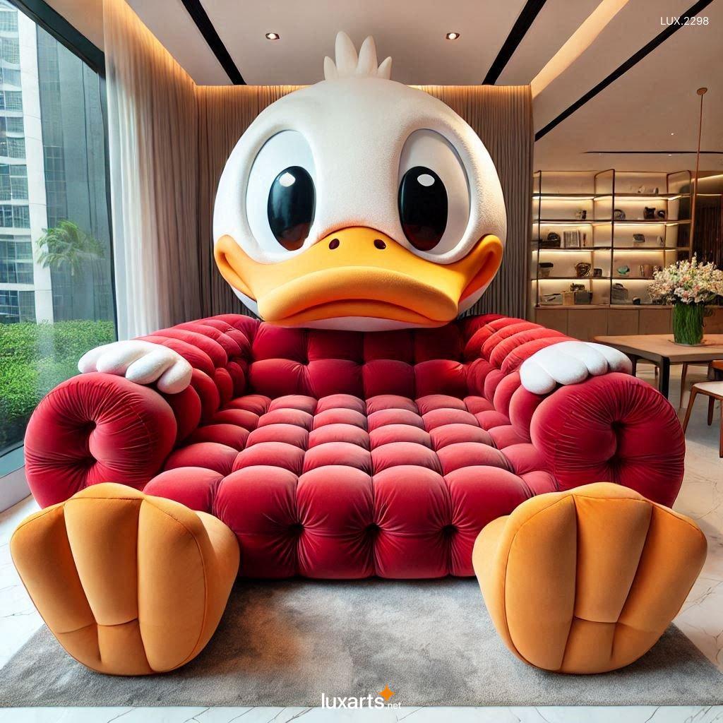 LUX.2298 Giant Donald Duck Shaped Lounger: The Perfect Chill Spot for Disney Fans giant donald duck shaped lounge 4