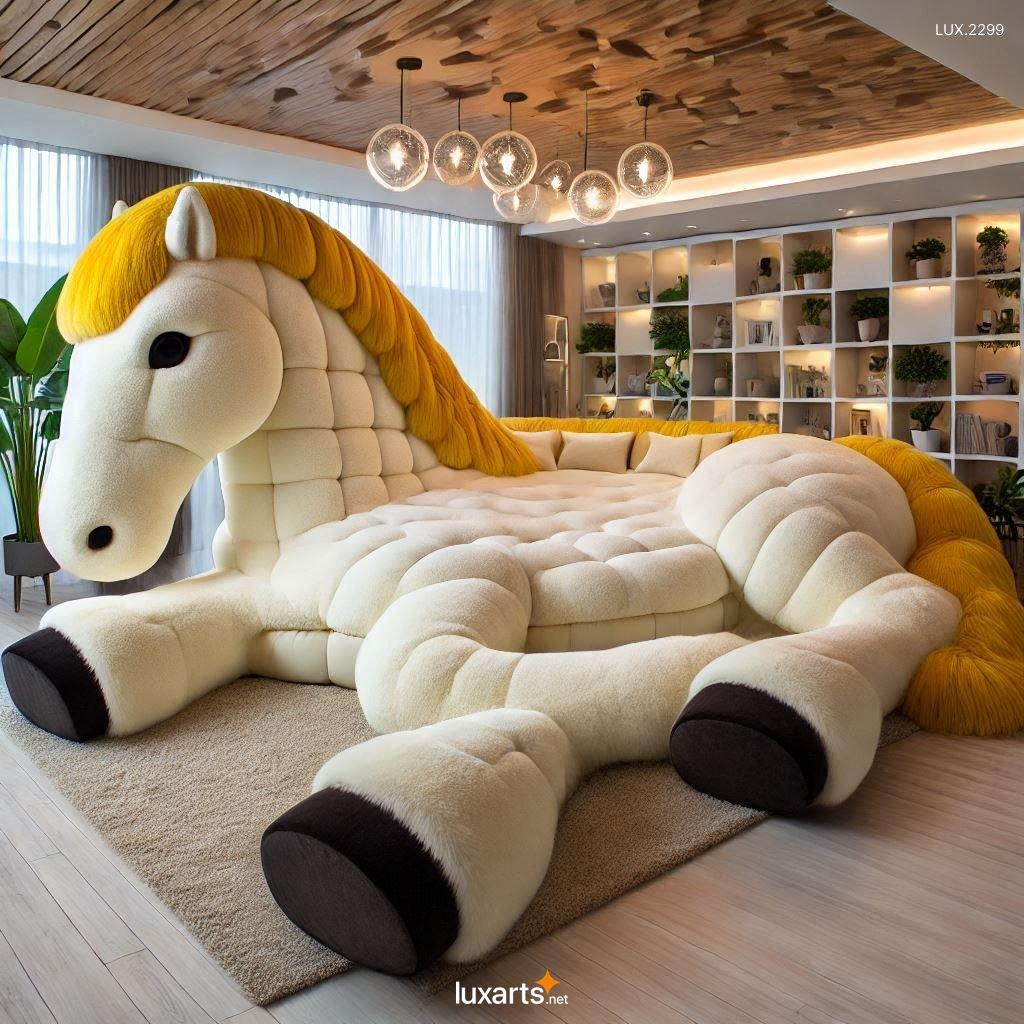 LUX.2299 Giant Horse Shaped Lounger: Luxurious and Unique Seating Experience giant horse shaped lounge 4