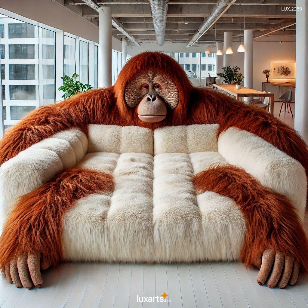 LUX.2288 Giant Orangutan Lounger: Adorable Orangutan Design for Your Home giant orangutan lounger 3