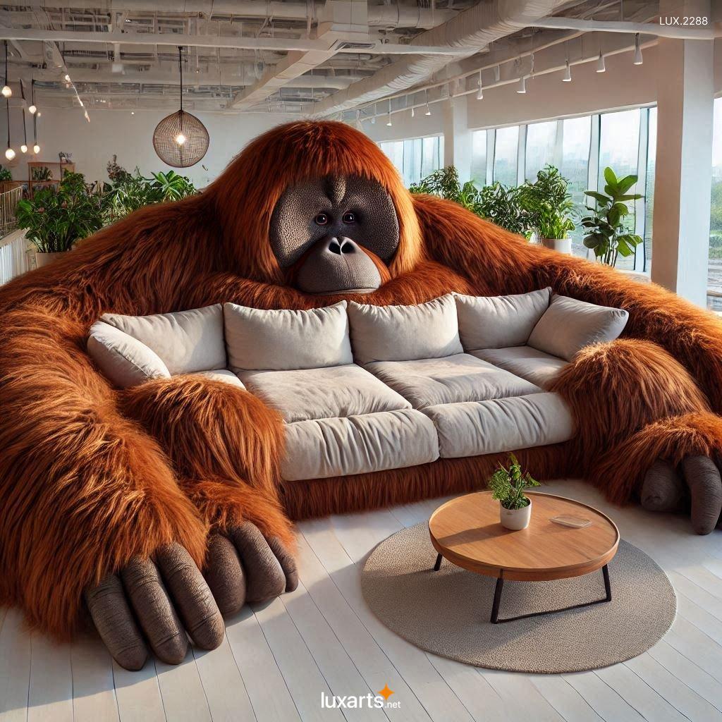 LUX.2288 Giant Orangutan Lounger: Adorable Orangutan Design for Your Home giant orangutan lounger 4