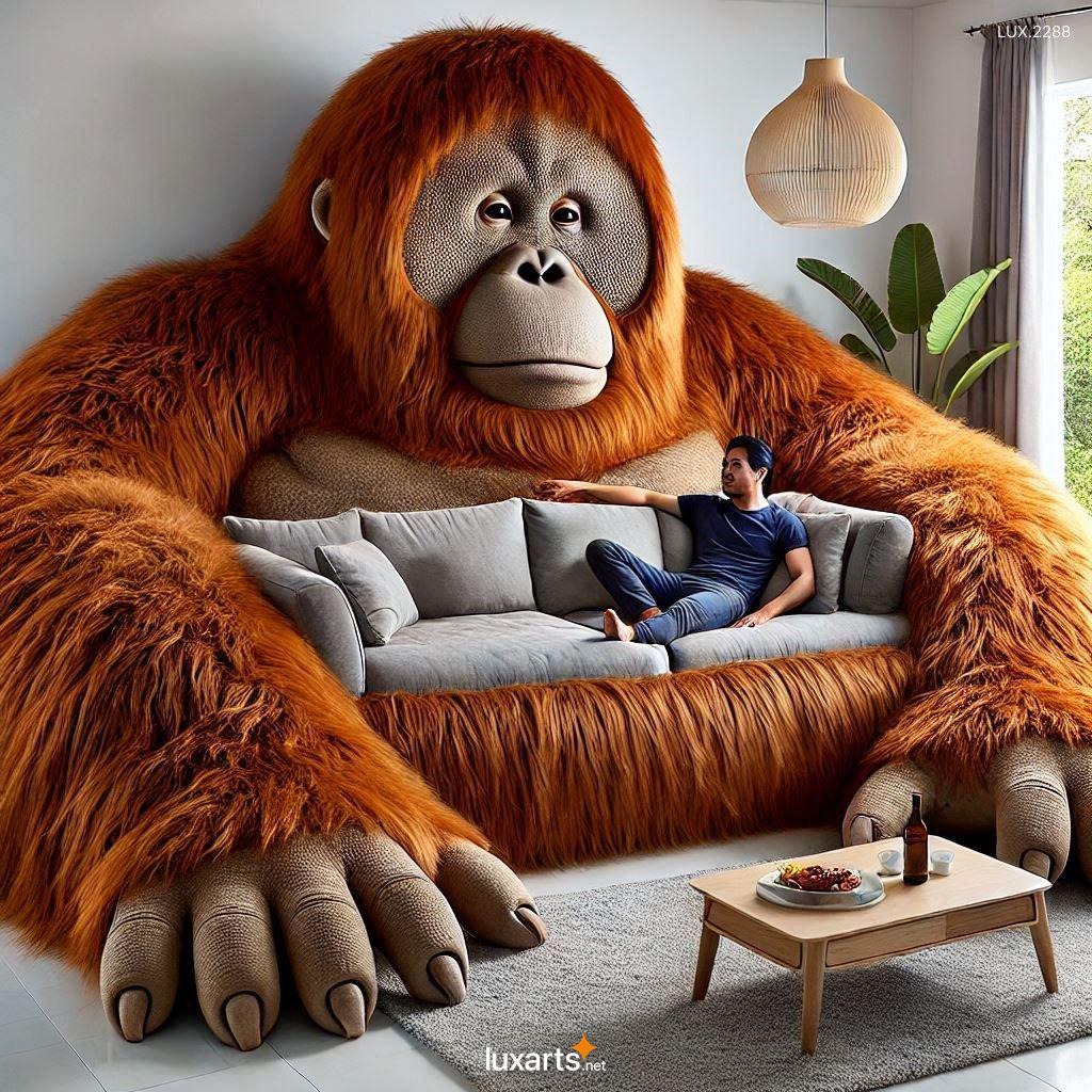 LUX.2288 Giant Orangutan Lounger: Adorable Orangutan Design for Your Home giant orangutan lounger 6