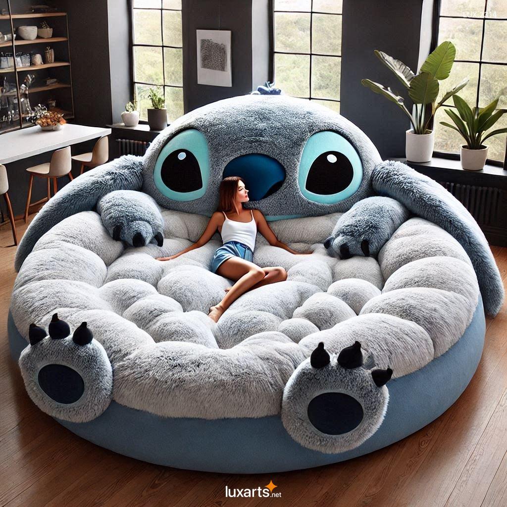 Giant Stitch-Themed Lounger: Fun and Cozy Furniture for Disney Fans giant stitch themed lounger 2