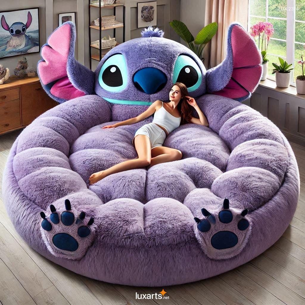 Giant Stitch-Themed Lounger: Fun and Cozy Furniture for Disney Fans giant stitch themed lounger 3