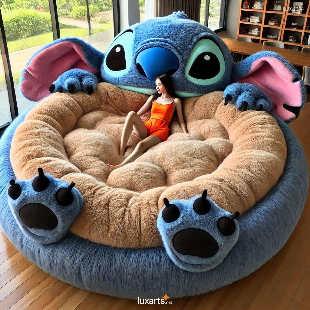 Giant Stitch-Themed Lounger: Fun and Cozy Furniture for Disney Fans giant stitch themed lounger 7