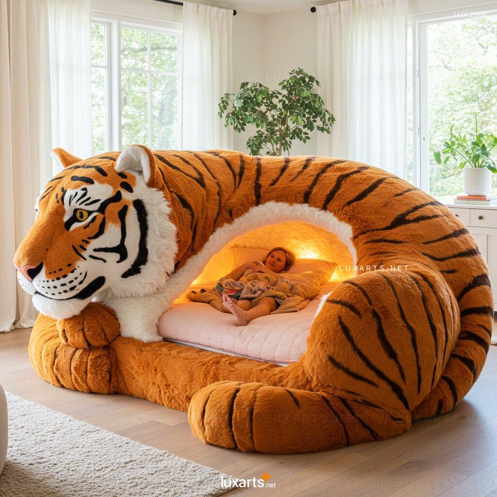 Giant Tiger Shaped Lounger: Add a Wild Touch to Your Living Space giant tiger lounger 4