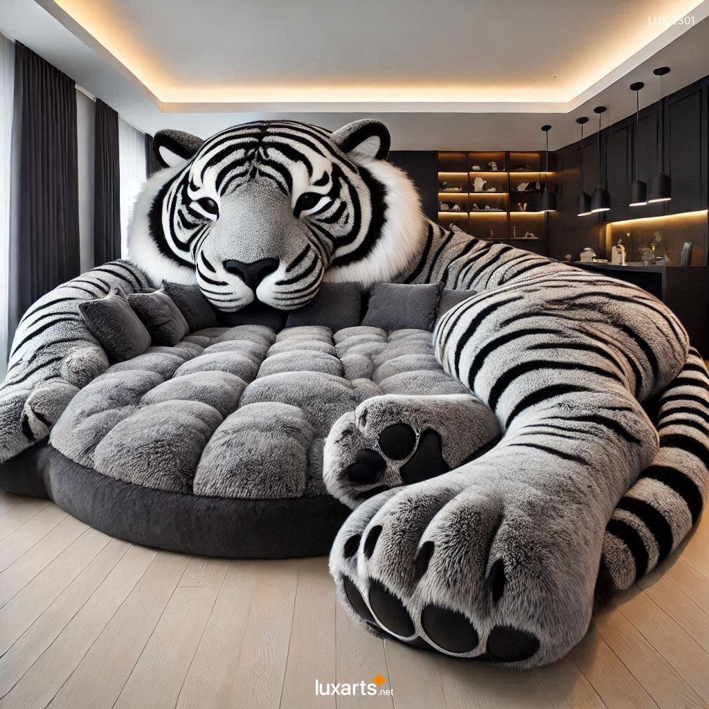 LUX.2301 Giant Tiger Shaped Lounger: Add a Wild Touch to Your Living Space giant tiger shaped lounge 20250102 14