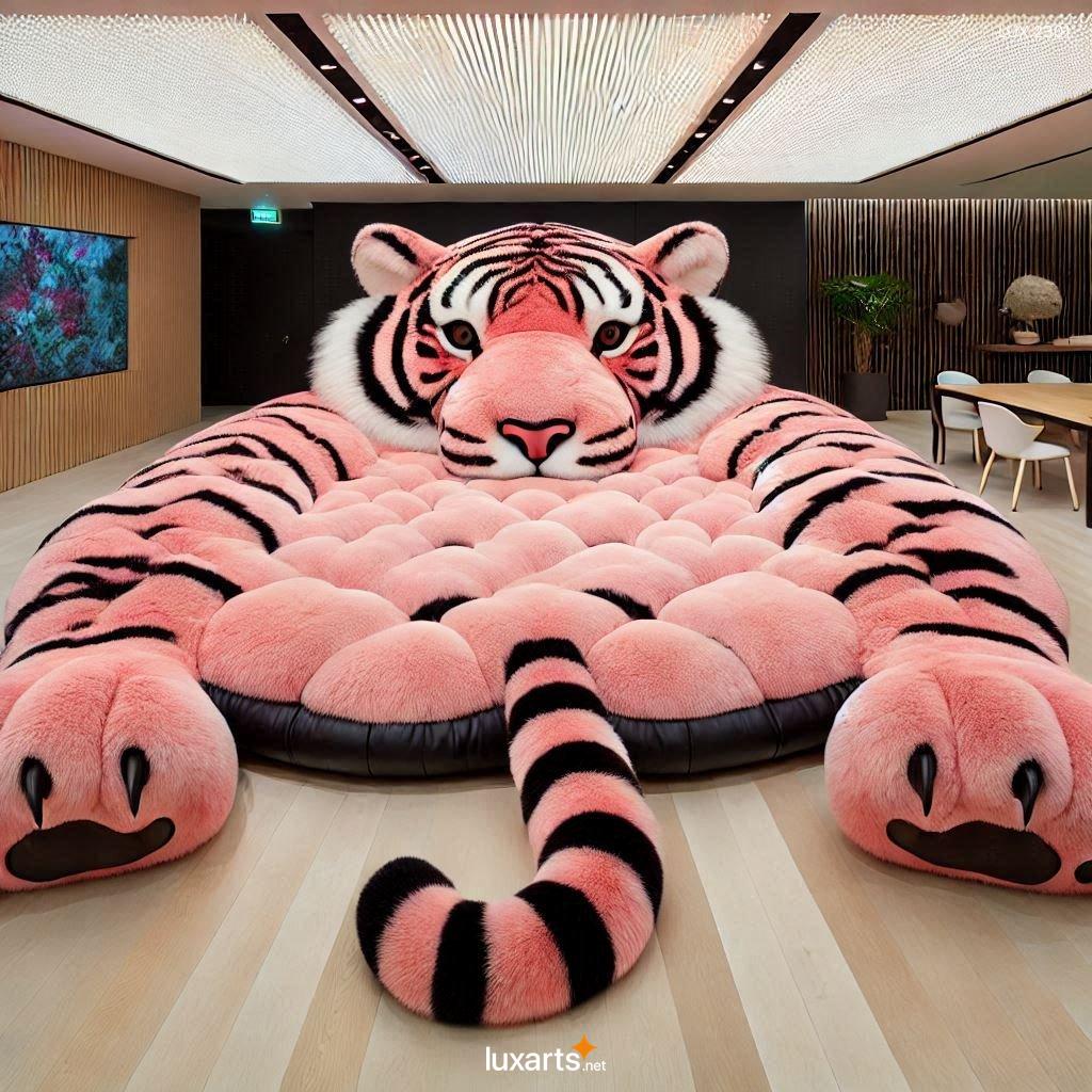 LUX.2301 Giant Tiger Shaped Lounger: Add a Wild Touch to Your Living Space giant tiger shaped lounge 20250102 2