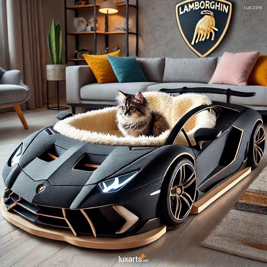 LUX.2319 Lamborghini Inspired Pet Bed: Luxury & Comfort for Your Furry Friend lamborghini inspired pet bed 1