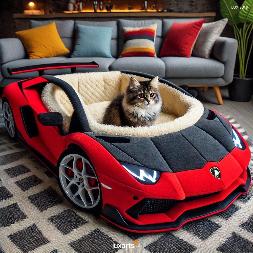 LUX.2319 Lamborghini Inspired Pet Bed: Luxury & Comfort for Your Furry Friend lamborghini inspired pet bed 2