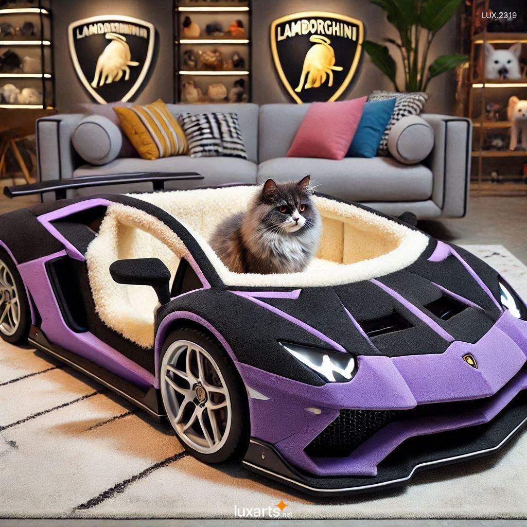 LUX.2319 Lamborghini Inspired Pet Bed: Luxury & Comfort for Your Furry Friend lamborghini inspired pet bed 3