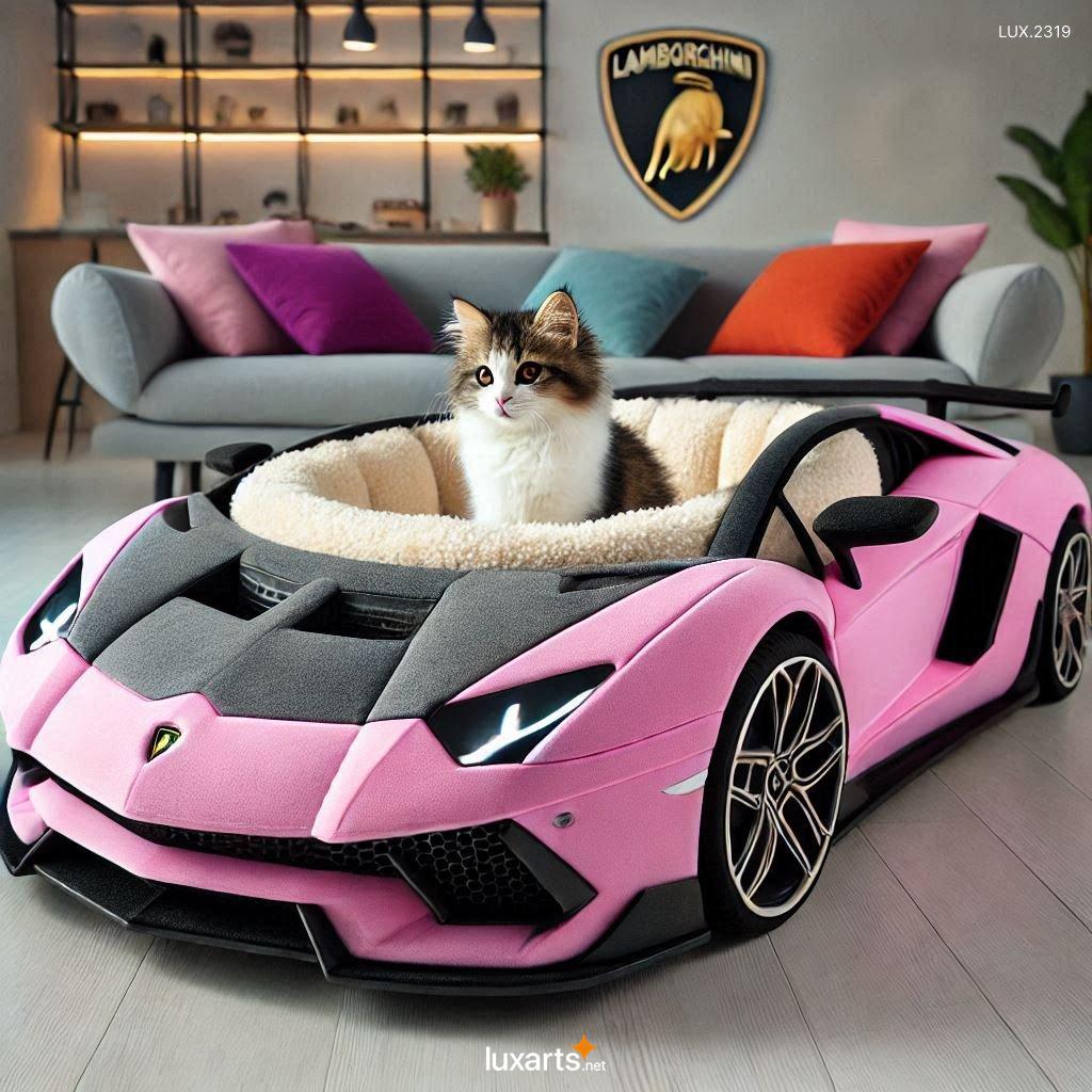 LUX.2319 Lamborghini Inspired Pet Bed: Luxury & Comfort for Your Furry Friend lamborghini inspired pet bed 5