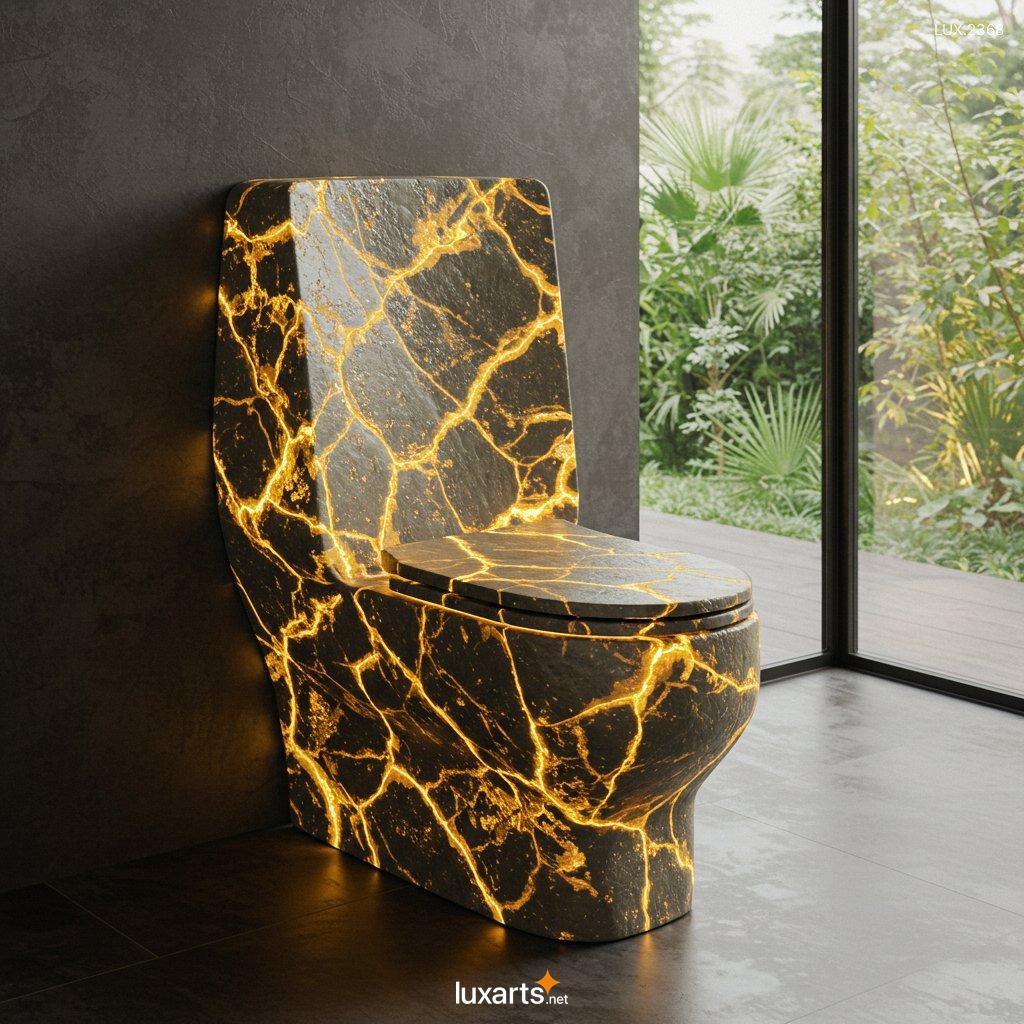 LUX.2368 Mineral Crystal Toilets: Luxurious and Unique Bathroom Designs for a Natural Aesthetic mineral crytal toilets 15