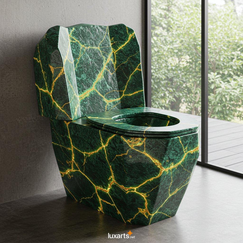 LUX.2368 Mineral Crystal Toilets: Luxurious and Unique Bathroom Designs for a Natural Aesthetic mineral crytal toilets 18