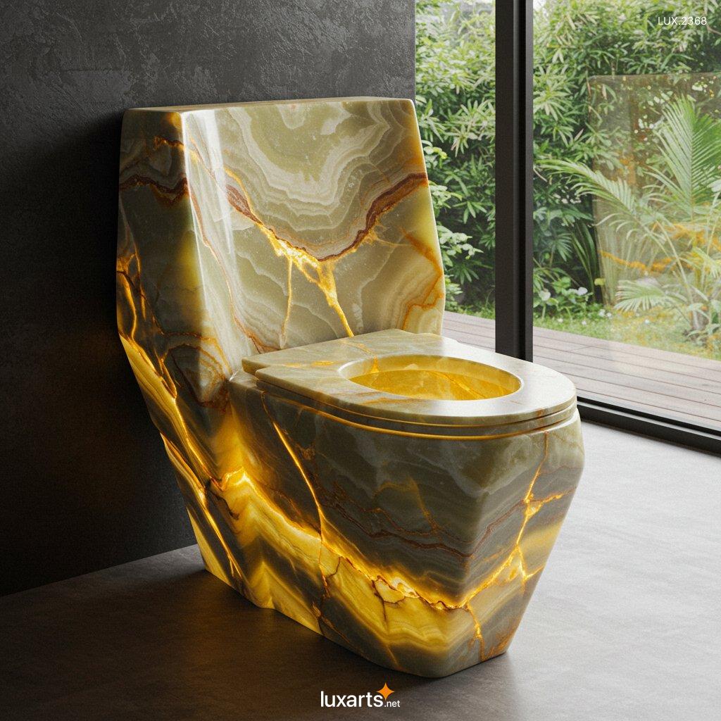 LUX.2368 Mineral Crystal Toilets: Luxurious and Unique Bathroom Designs for a Natural Aesthetic mineral crytal toilets 6