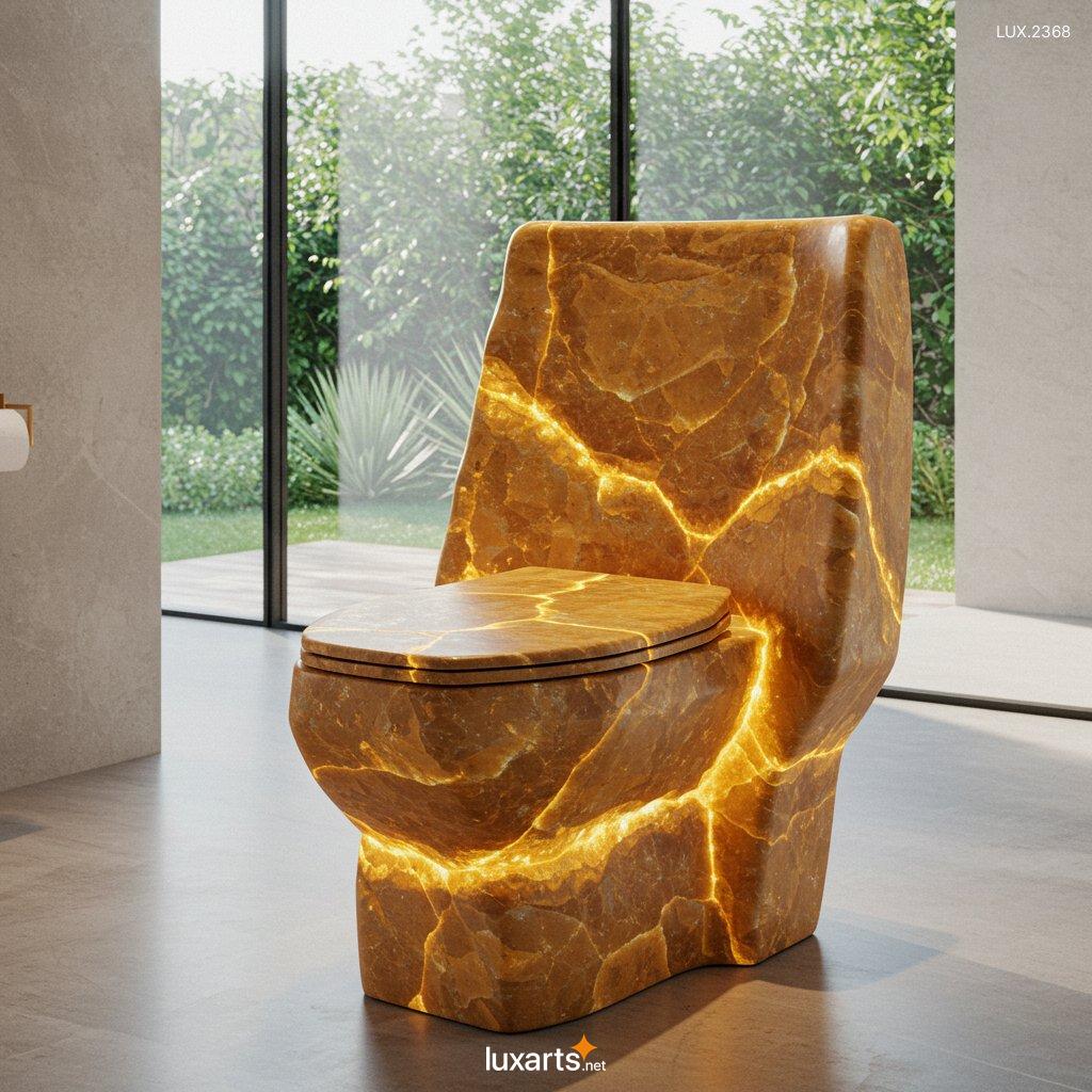 LUX.2368 Mineral Crystal Toilets: Luxurious and Unique Bathroom Designs for a Natural Aesthetic mineral crytal toilets 9