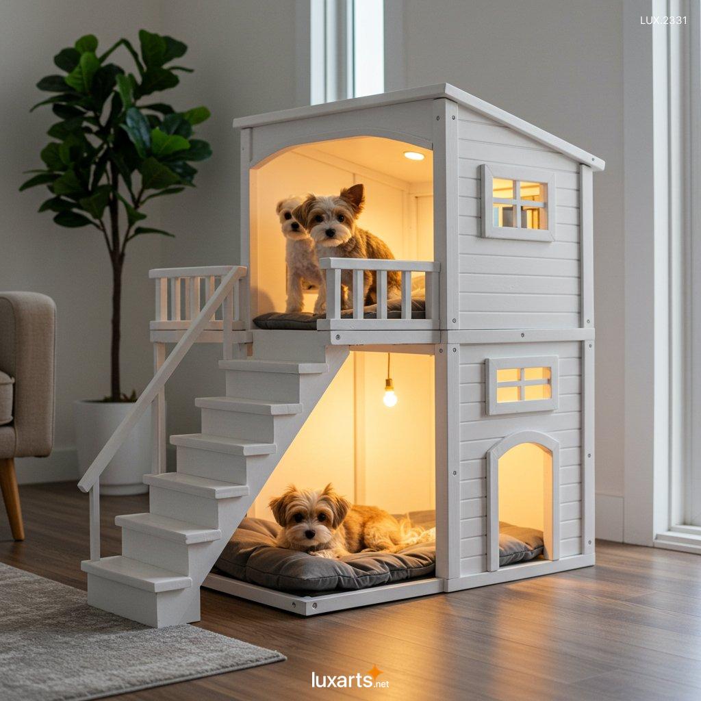 LUX.2331 Two-Story Dog Houses: Luxury Pet Homes for Your Furry Friends two storey dog houses 2