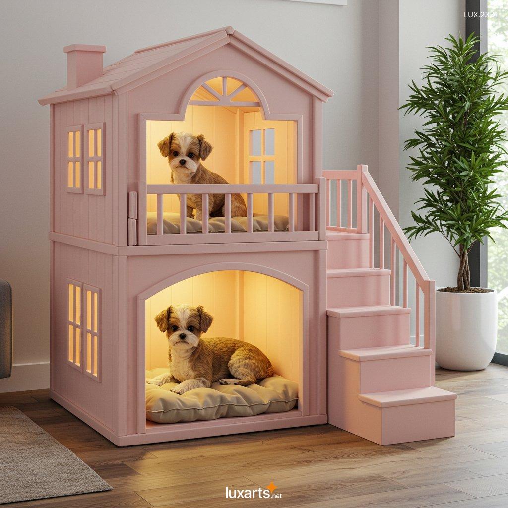 LUX.2331 Two-Story Dog Houses: Luxury Pet Homes for Your Furry Friends two storey dog houses 4