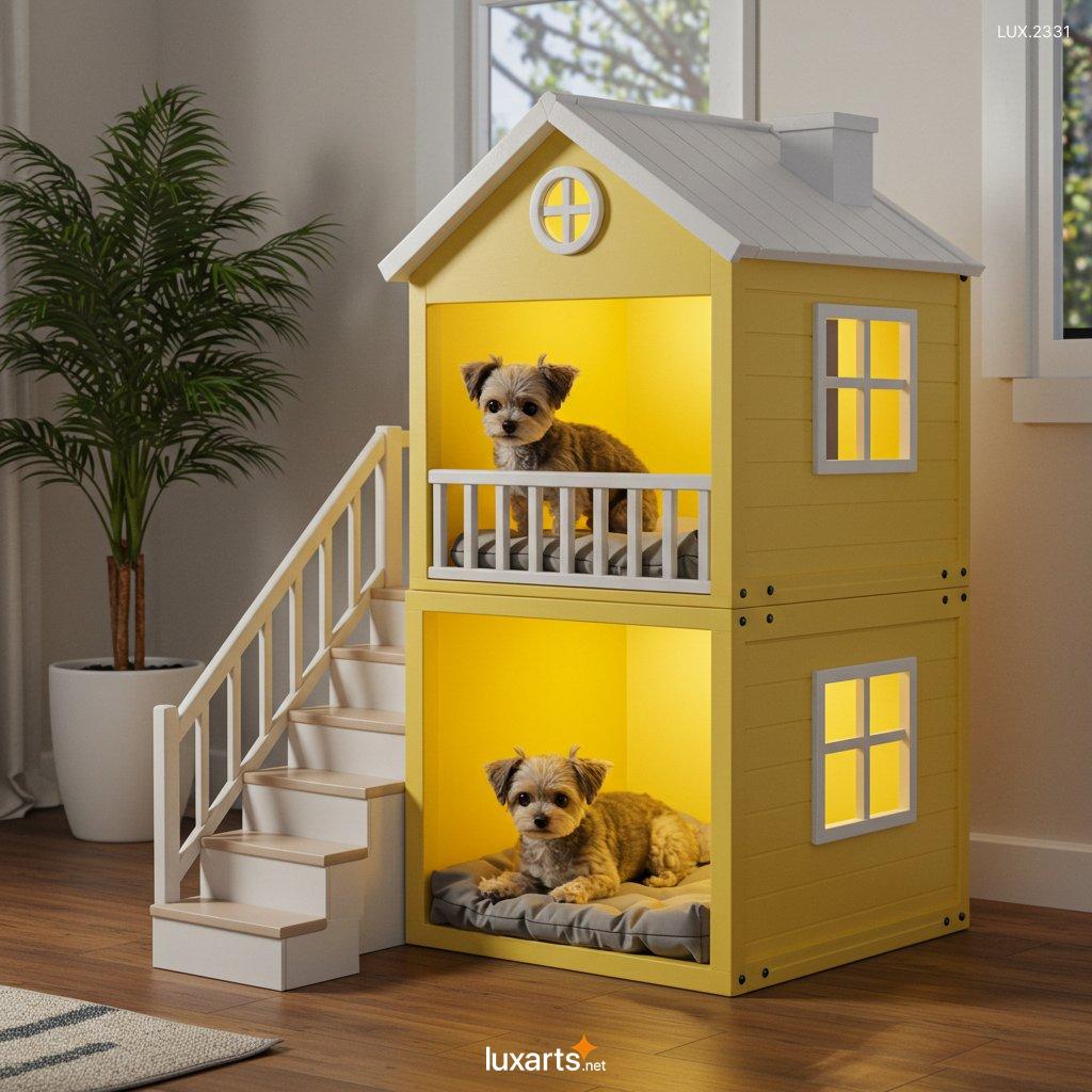 LUX.2331 Two-Story Dog Houses: Luxury Pet Homes for Your Furry Friends two storey dog houses 5