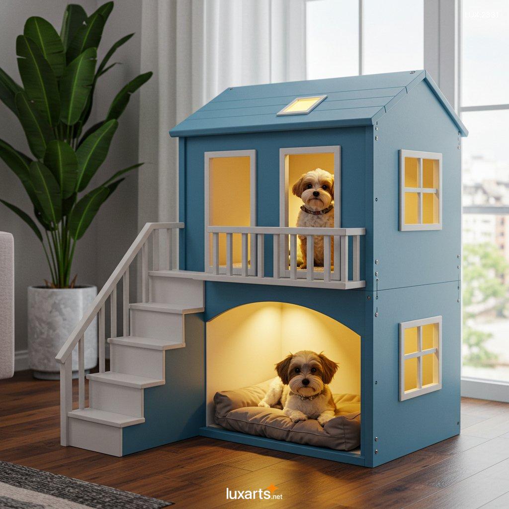 LUX.2331 Two-Story Dog Houses: Luxury Pet Homes for Your Furry Friends two storey dog houses 6