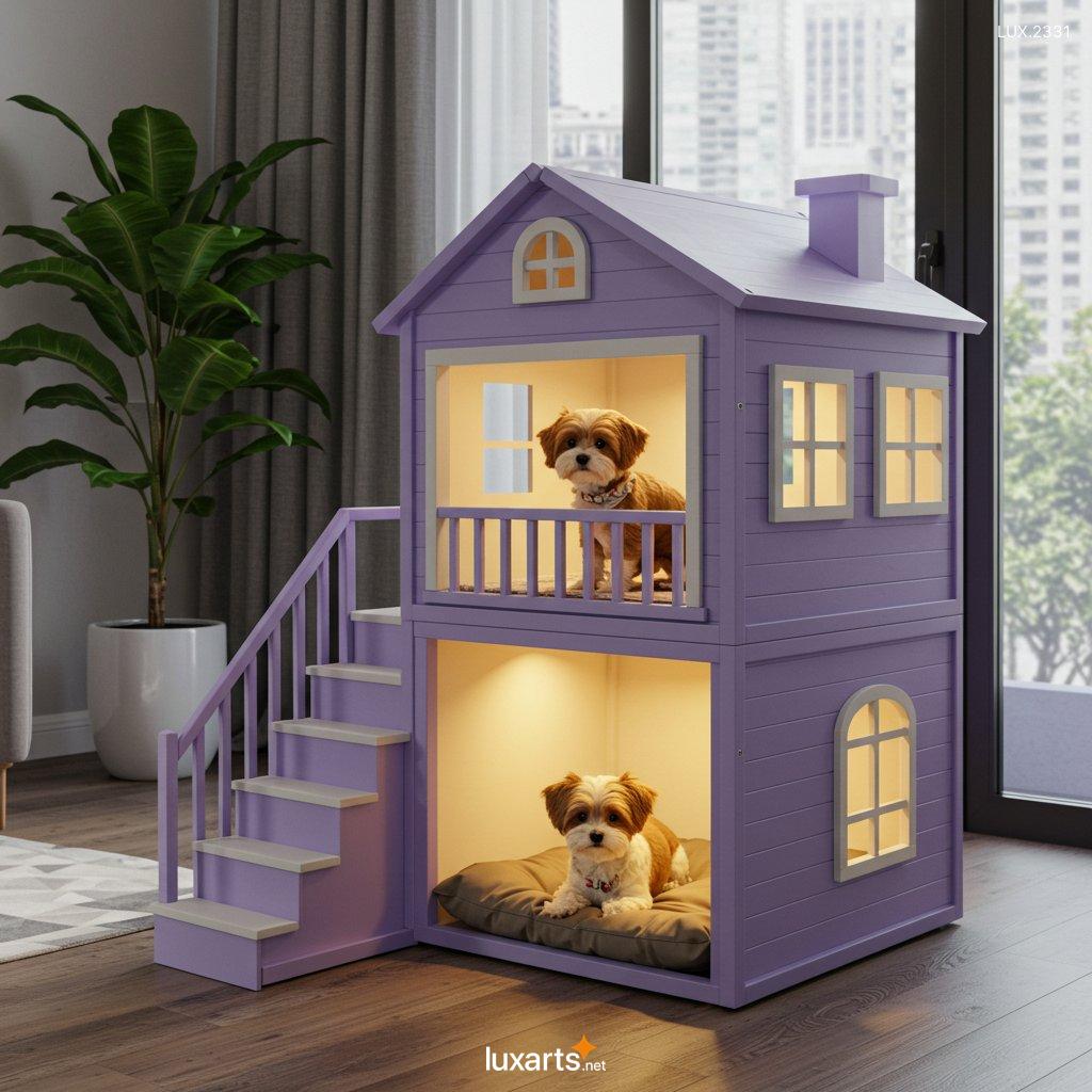 LUX.2331 Two-Story Dog Houses: Luxury Pet Homes for Your Furry Friends two storey dog houses 7