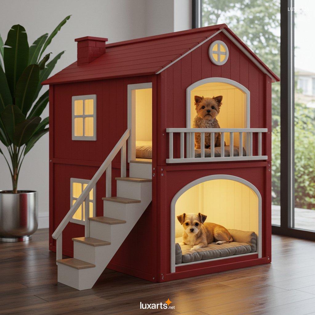 LUX.2331 Two-Story Dog Houses: Luxury Pet Homes for Your Furry Friends two storey dog houses 8