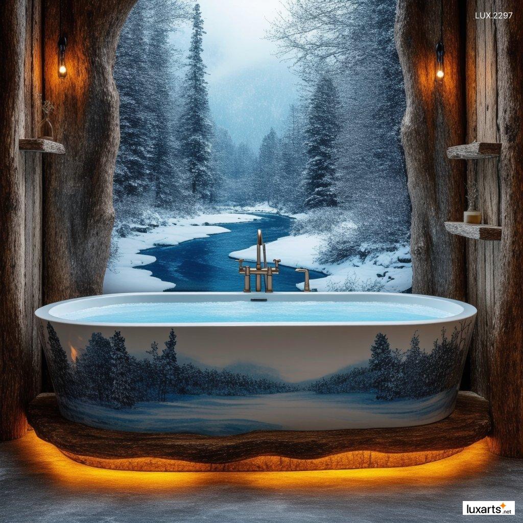 LUX.2297 Winter Themed Bathtubs: Transform Your Bathroom into a Winter Wonderland winter themed bathtubs 3