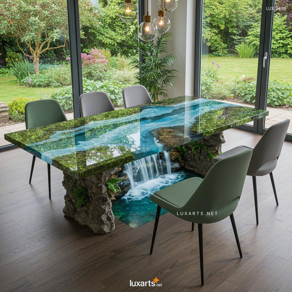 LUX.2439	Scene Epoxy Dining Tables: Stunning Centerpieces for Modern Dining Rooms active scene epoxy resin tables 10