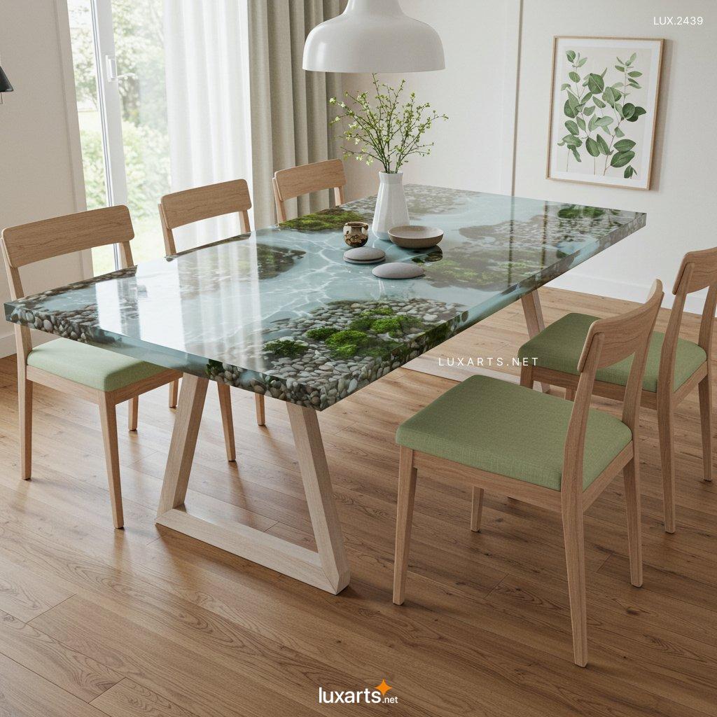 LUX.2439	Scene Epoxy Dining Tables: Stunning Centerpieces for Modern Dining Rooms active scene epoxy resin tables 17