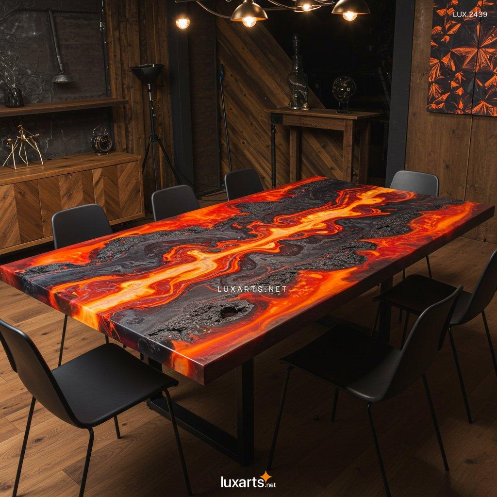 LUX.2439	Scene Epoxy Dining Tables: Stunning Centerpieces for Modern Dining Rooms active scene epoxy resin tables 5