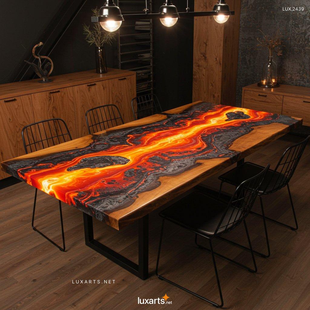 LUX.2439	Scene Epoxy Dining Tables: Stunning Centerpieces for Modern Dining Rooms active scene epoxy resin tables 6