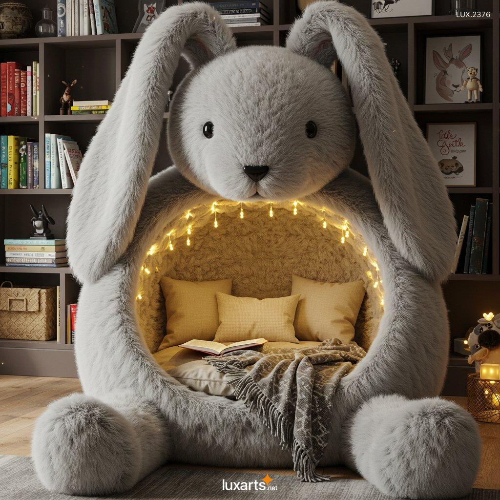 LUX.2376	Bunny Lounging Dens for Kids: Cozy and Fun Spaces for Little Ones bunny lounging dens 3