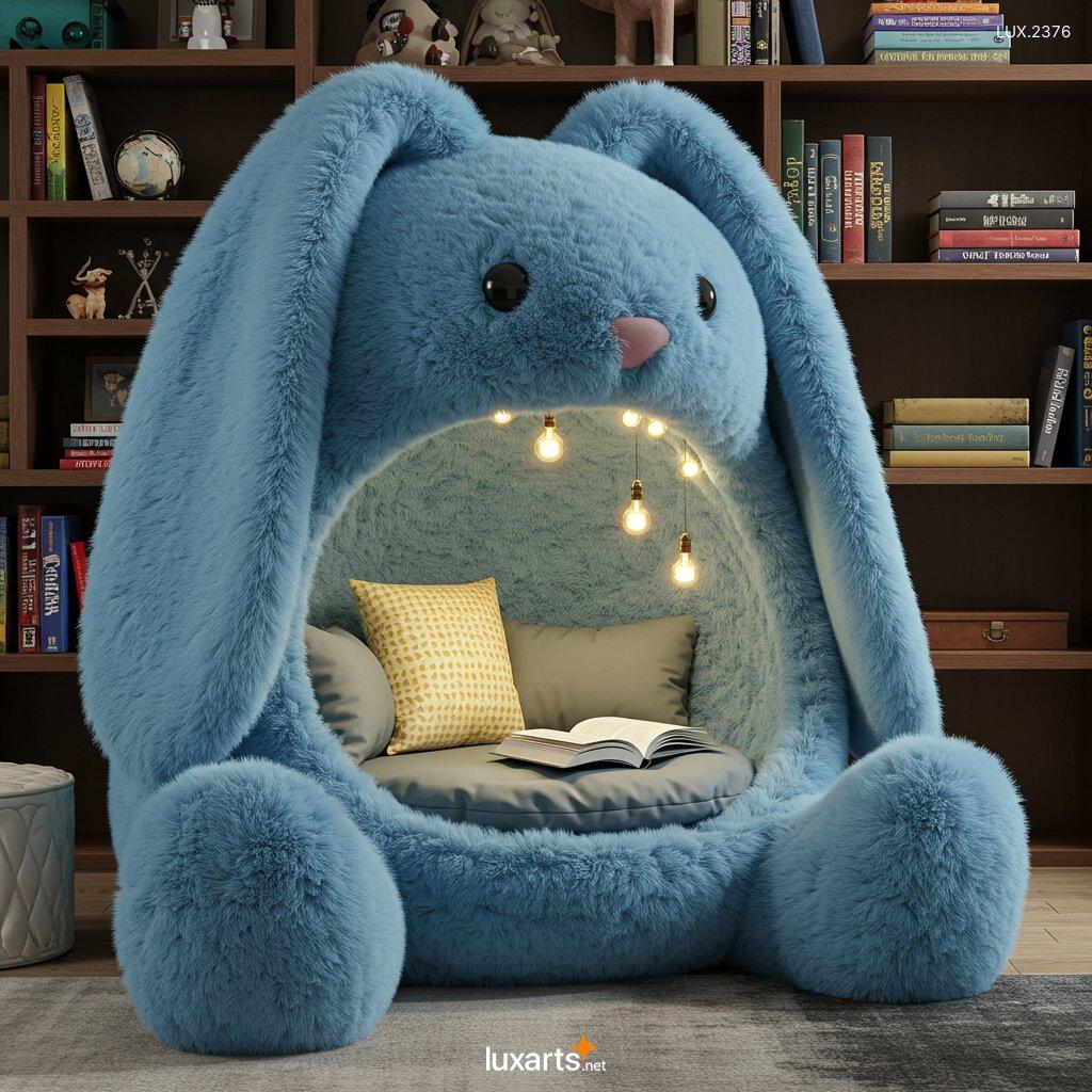 LUX.2376	Bunny Lounging Dens for Kids: Cozy and Fun Spaces for Little Ones bunny lounging dens 5