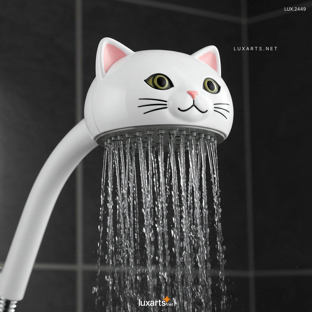 LUX.2449	Cat Shaped Shower Head: Fun and Functional Design for Cat Lovers cat shaped shower head 1