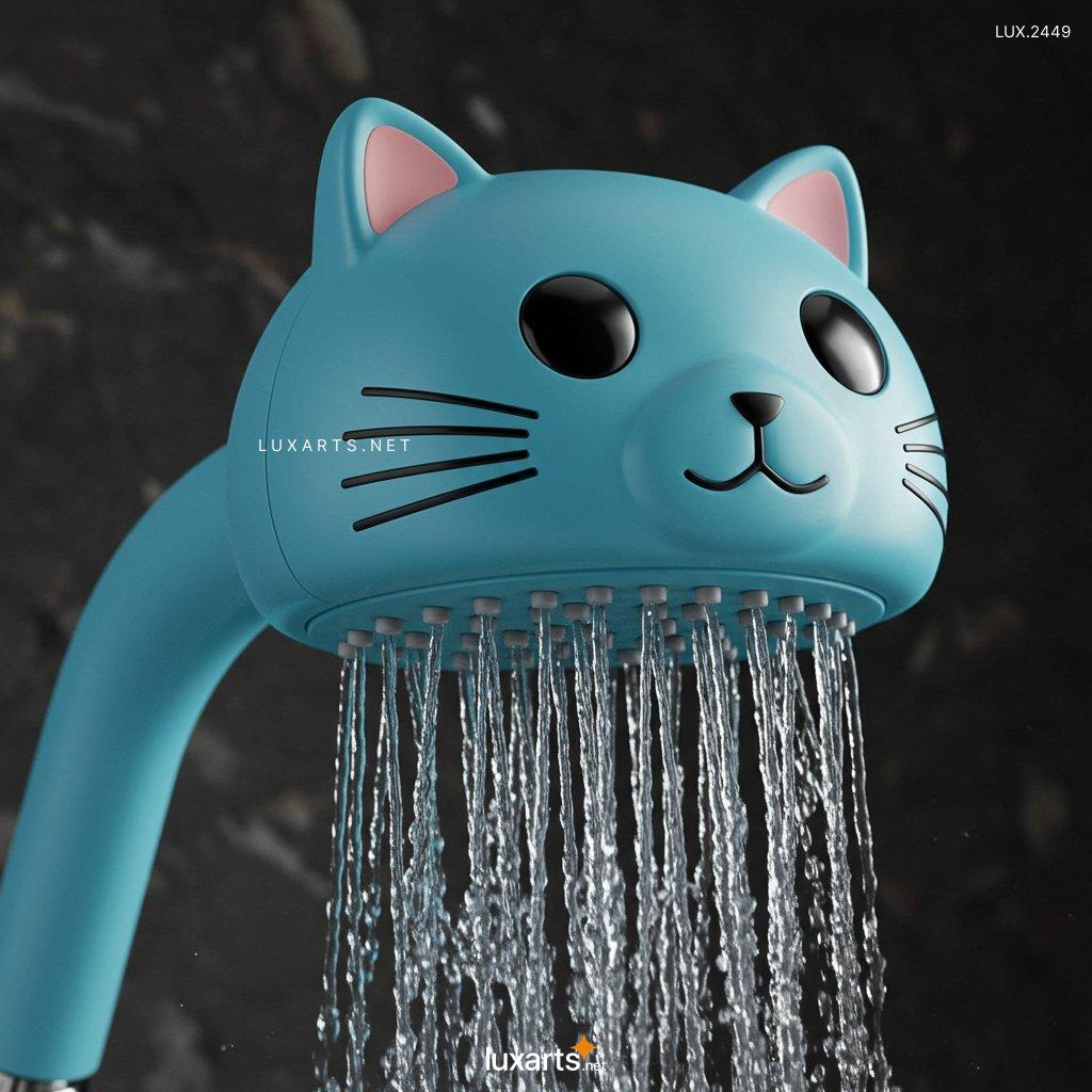 LUX.2449	Cat Shaped Shower Head: Fun and Functional Design for Cat Lovers cat shaped shower head 2