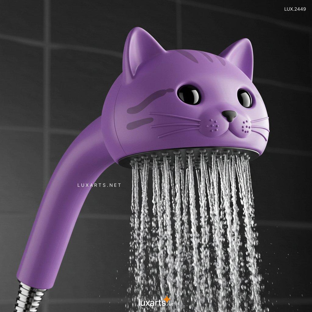 LUX.2449	Cat Shaped Shower Head: Fun and Functional Design for Cat Lovers cat shaped shower head 5