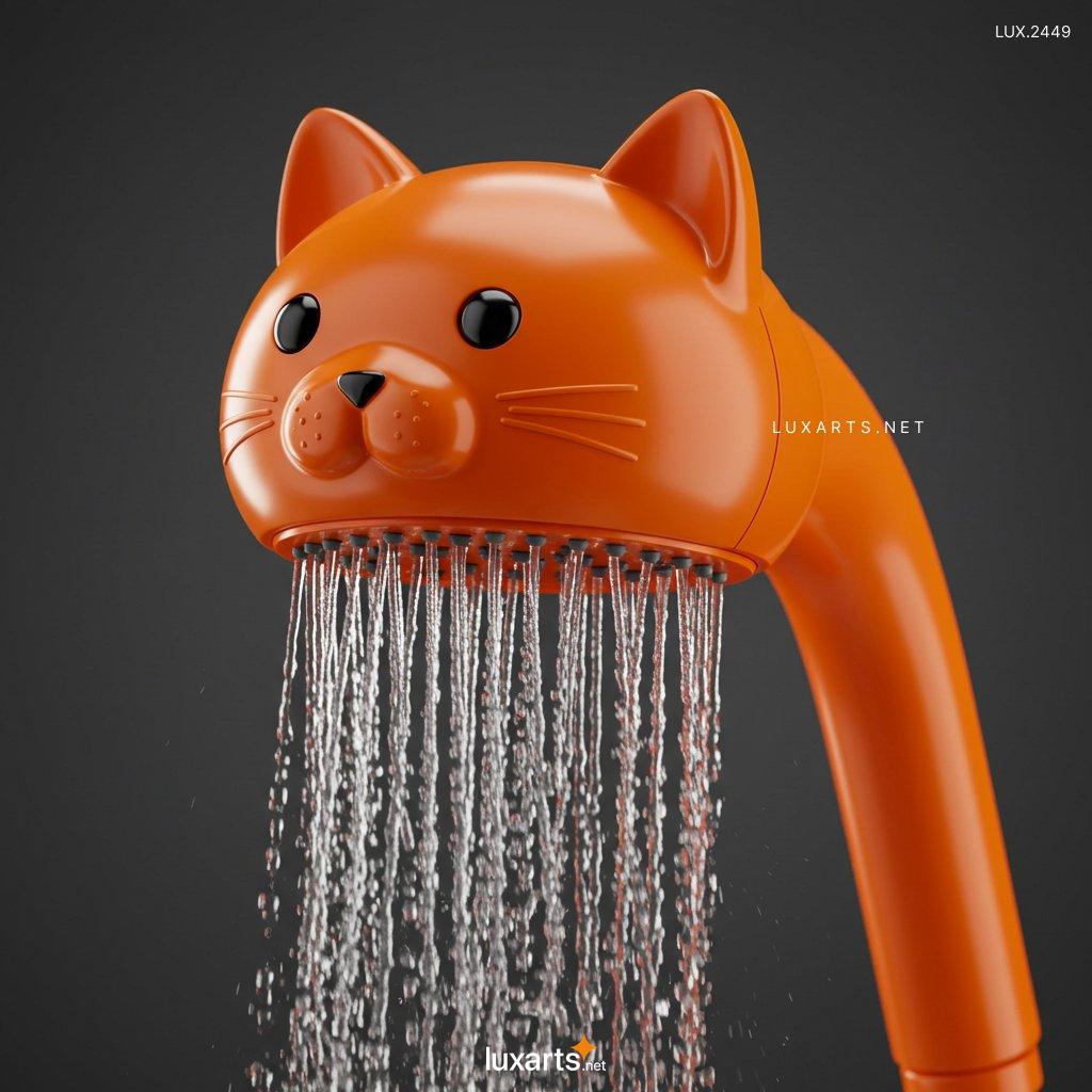 LUX.2449	Cat Shaped Shower Head: Fun and Functional Design for Cat Lovers cat shaped shower head 6