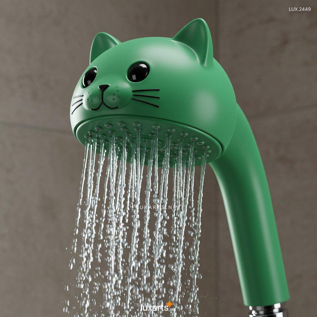 LUX.2449	Cat Shaped Shower Head: Fun and Functional Design for Cat Lovers cat shaped shower head 7