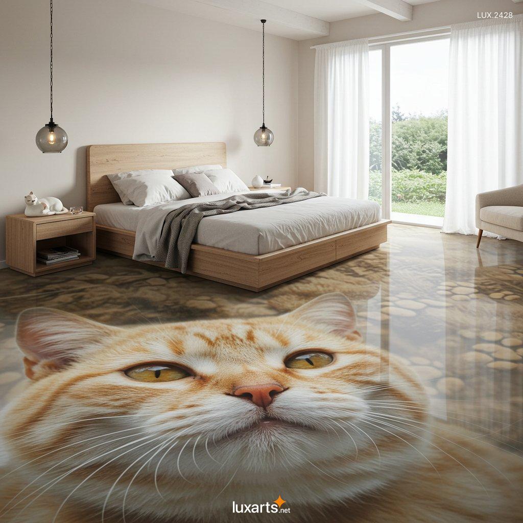 LUX.2428	Cat Themed Epoxy Floor: Unique & Stylish Flooring Ideas for Cat Lovers cat themed epoxy floor 10