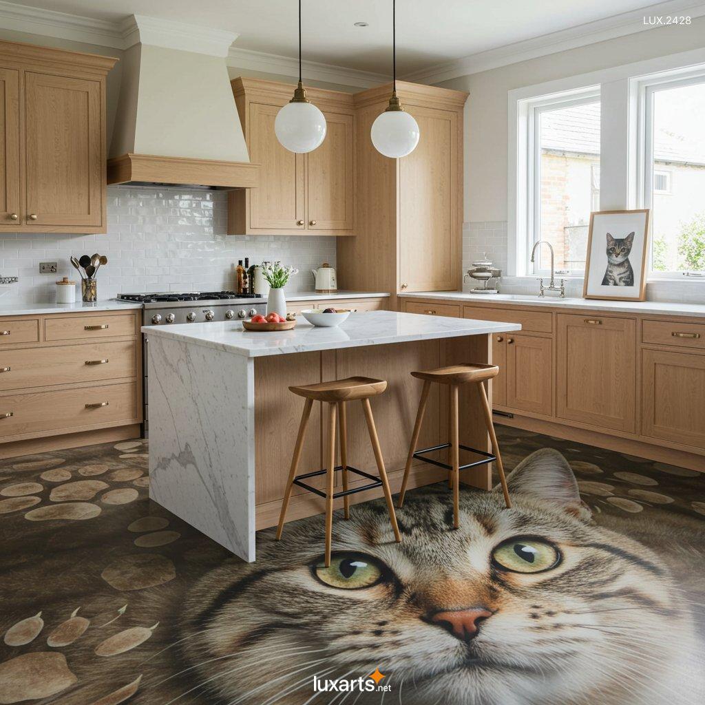 LUX.2428	Cat Themed Epoxy Floor: Unique & Stylish Flooring Ideas for Cat Lovers cat themed epoxy floor 3