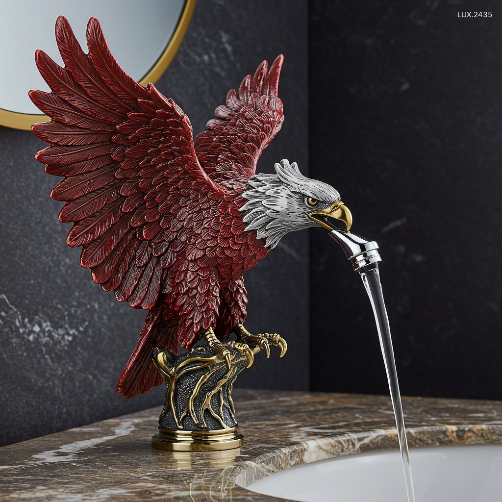 LUX.2435	Eagle Shaped Faucets: Unique and Stylish Designs for Modern Homes eagle faucets 2