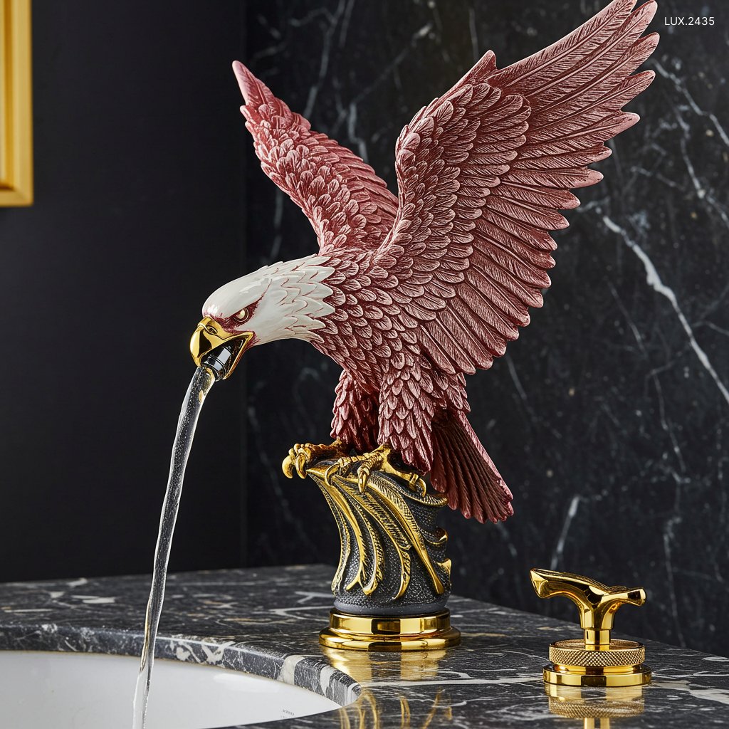 LUX.2435	Eagle Shaped Faucets: Unique and Stylish Designs for Modern Homes eagle faucets 3