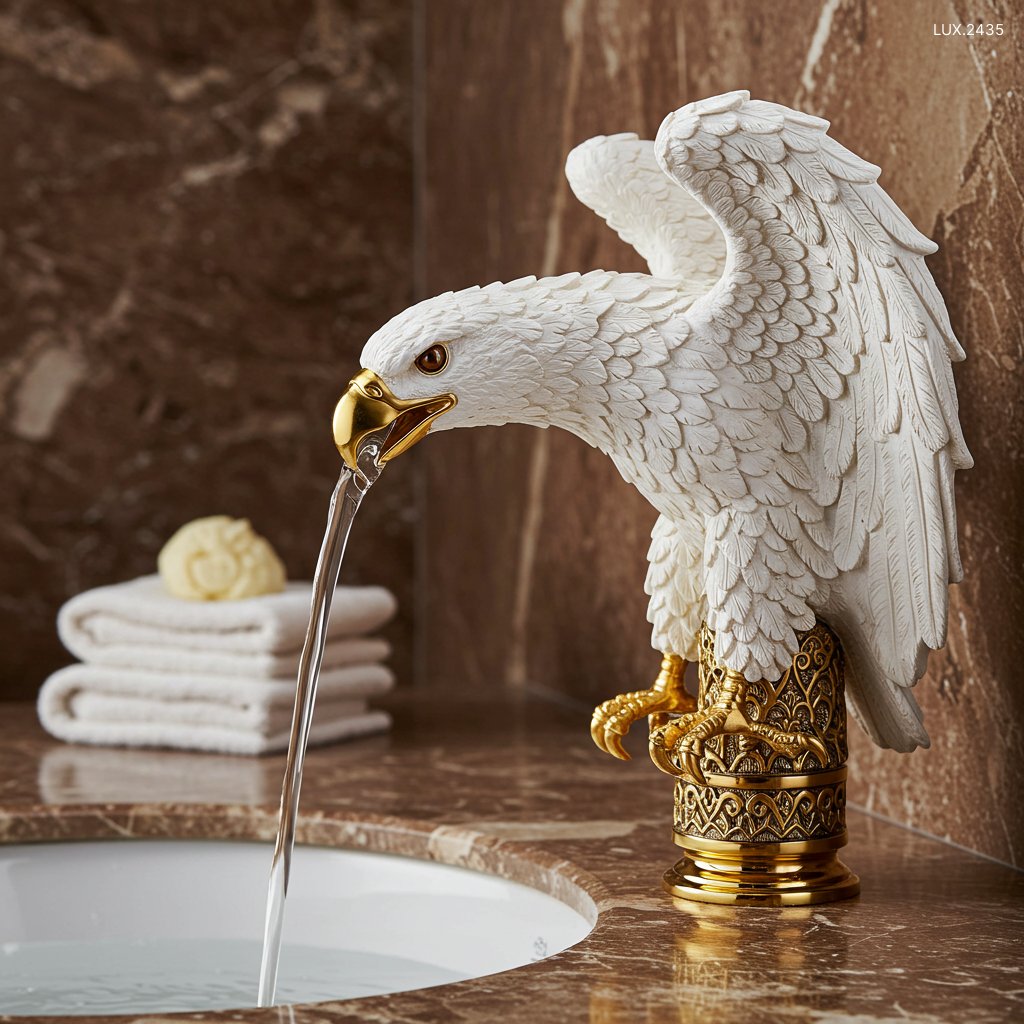 LUX.2435	Eagle Shaped Faucets: Unique and Stylish Designs for Modern Homes eagle faucets 4